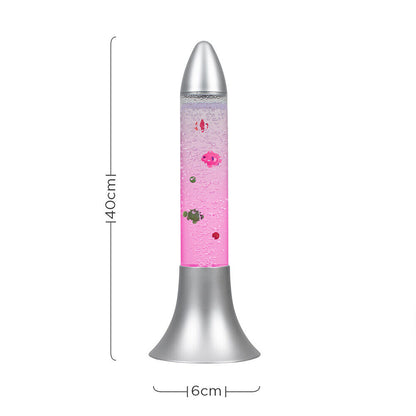 LED Bubble Lamp Novelty Light Colour Changing Tower Tube Sensory RGB Lighting