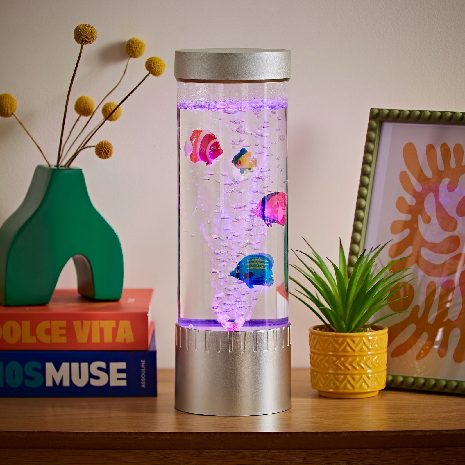 LED Bubble Lamp Novelty Light Colour Changing Tower Tube Sensory RGB Lighting